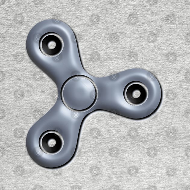 Fidget Spinner - Metallic 3D by Introvert